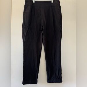 Black flatten it pull on pants by Tribal